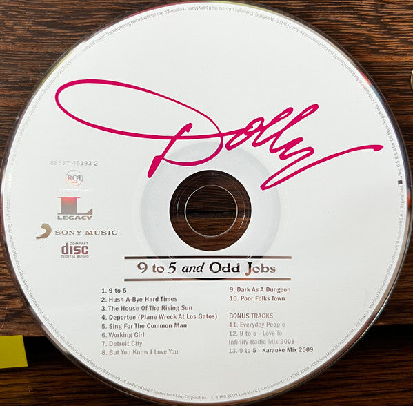 Dolly Parton : 9 To 5 And Odd Jobs (CD, Album, RE, RM)