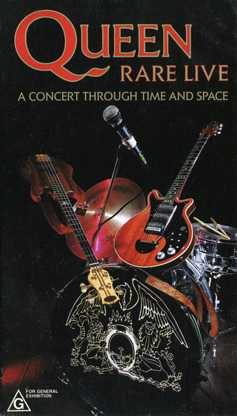 Queen : Rare Live (A Concert Through Time And Space) (VHS, PAL)