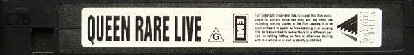 Queen : Rare Live (A Concert Through Time And Space) (VHS, PAL)