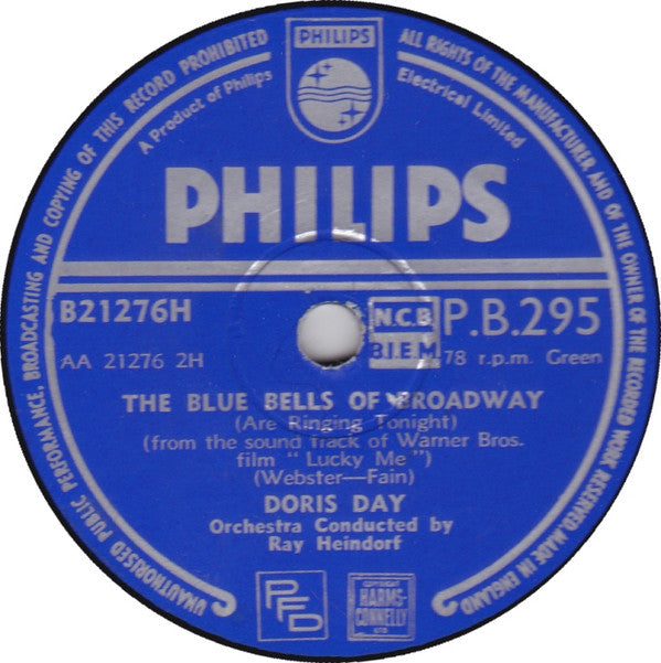 Doris Day : I Speak To The Stars / The Blue Bells Of Broadway (Are Ringing Tonight) (Shellac, 10")