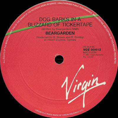 Beargarden : I Write The News (12", Single)