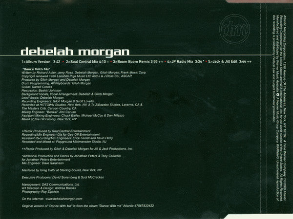 Debelah Morgan : Dance With Me (CD, Maxi, Enh)