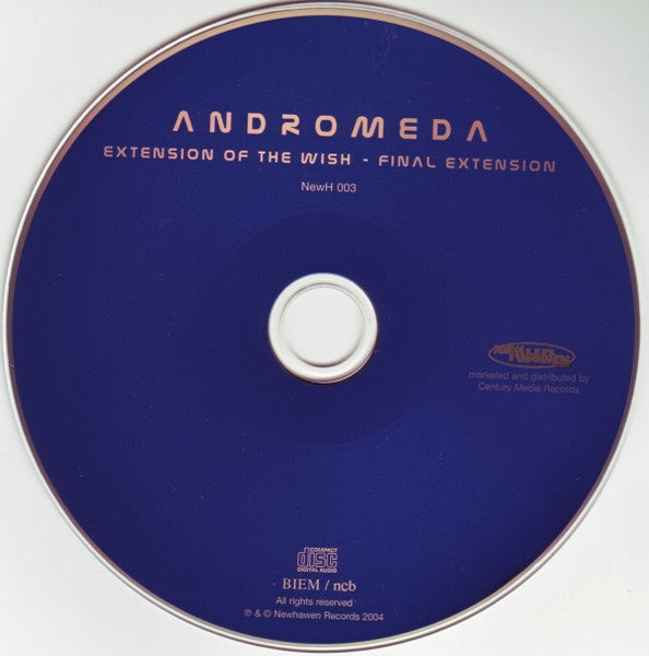 Andromeda (11) : Extension Of The Wish - Final Extension (CD, Album)