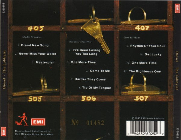 Diesel (3) : The Lobbyist (CD, Album, Gol)