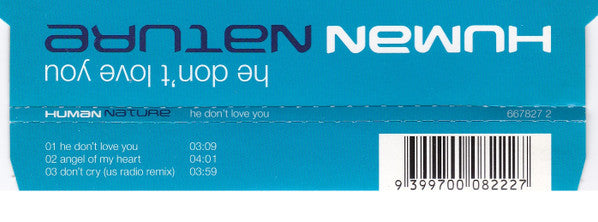 Human Nature : He Don't Love You (CD, Single)
