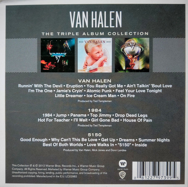 Van Halen : The Triple Album Collection (CD, Album, RE + CD, Album, RE + CD, Album, RE + Bo)