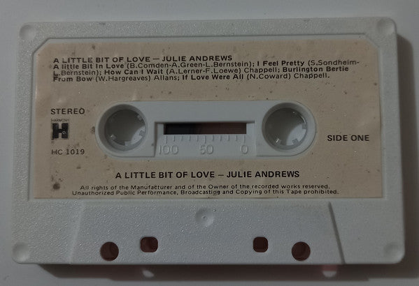 Julie Andrews : A Little Bit In Love (Cass, Album, Comp, RE)