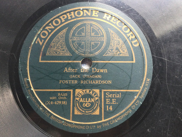 Foster Richardson : After The Dawn / I'm Gonna Hump My Bluey (Shellac, 10")