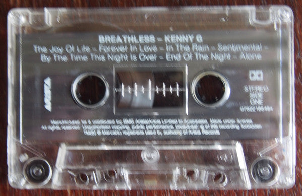 Kenny G (2) : Breathless (Cass, Album)