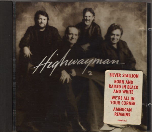 Waylon Jennings / Willie Nelson / Johnny Cash / Kris Kristofferson : Highwayman 2 (CD, Album)