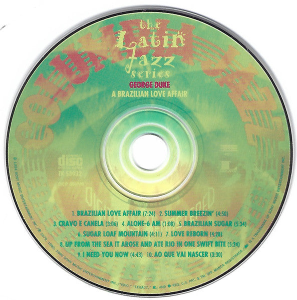George Duke : A Brazilian Love Affair (CD, Album, RE)