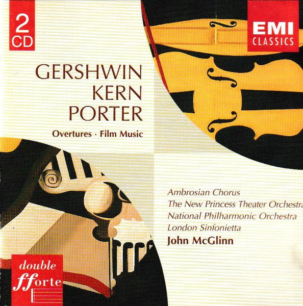 George Gershwin & Cole Porter & Jerome Kern & John McGlinn : Overtures ▪ Film Music (2xCD, Comp, RE, RM)