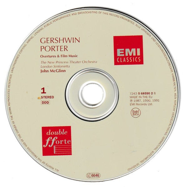 George Gershwin & Cole Porter & Jerome Kern & John McGlinn : Overtures ▪ Film Music (2xCD, Comp, RE, RM)