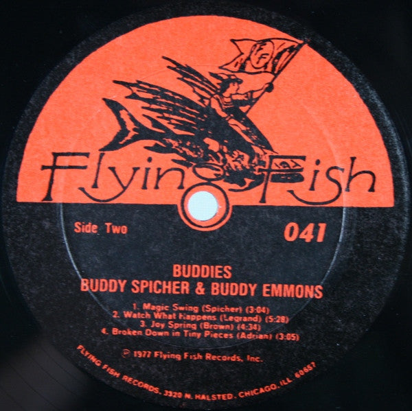 Buddy Spicher & Buddy Emmons : Buddies (LP, Album)