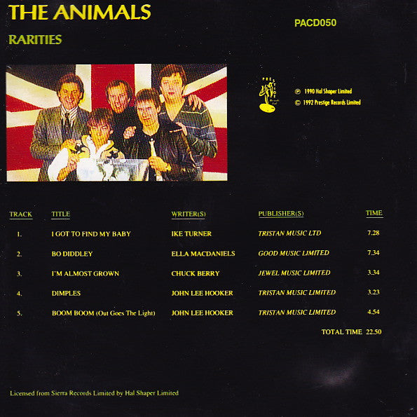 The Animals : Rarities (CD, Comp)