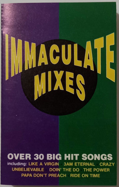 The Vision Mastermixers : Immaculate Mixes (Cass, Mixed, XDR)