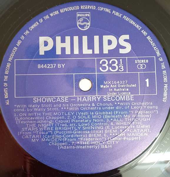 Harry Secombe : Showcase (LP)