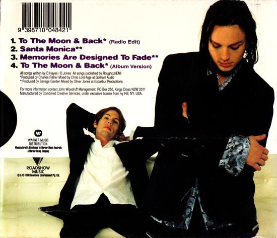 Savage Garden : To The Moon & Back (CD, Single, Sli)
