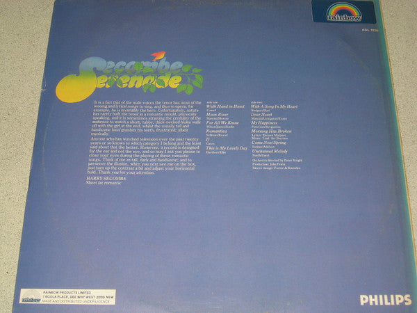 Harry Secombe : Secombe Serenade (LP, Album)