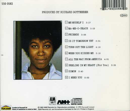 Joan Armatrading : Me Myself I (CD, Album, RE)