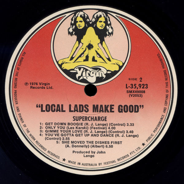 Supercharge (2) : Local Lads Make Good (LP, Album, Red)