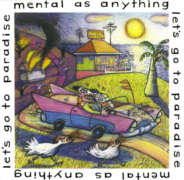 Mental As Anything : Let's Go To Paradise (7", Single)