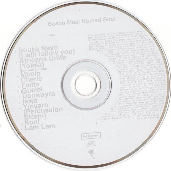 Baaba Maal : Nomad Soul (CD, Album)