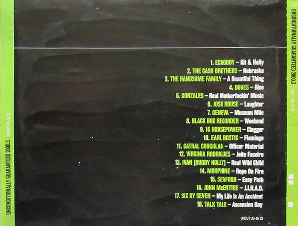 Various : Unconditionally Guaranteed 2000.3 (Uncut's Guide To The Month's Best Music) (CD, Comp, Promo)