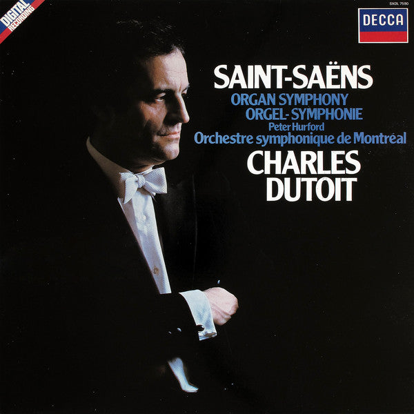 Camille Saint-Saëns / Orchestre symphonique de Montréal / Charles Dutoit : Organ Symphony (LP, Album)