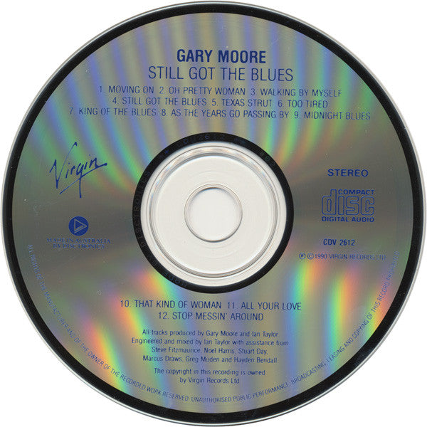 Gary Moore : Still Got The Blues (CD, Album)