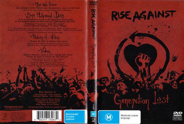 Rise Against : Generation Lost (DVD, NTSC)