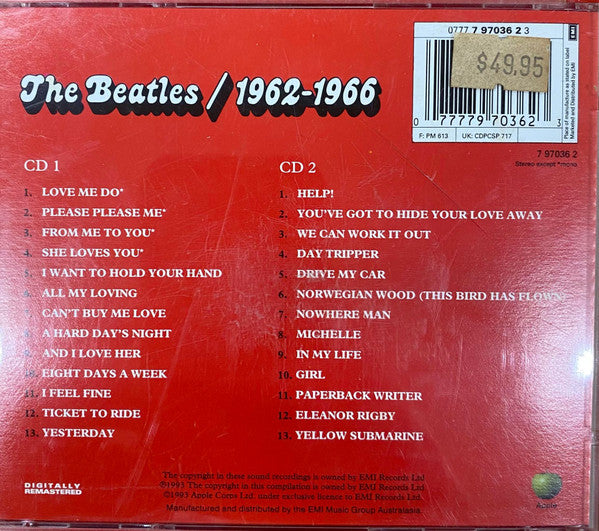 The Beatles : 1962-1966 (2xCD, Comp, RE, RM, Fat)