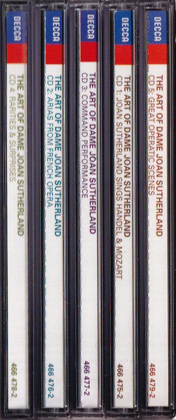 Joan Sutherland : The Art Of Dame Joan Sutherland (5xCD, Comp + Box)