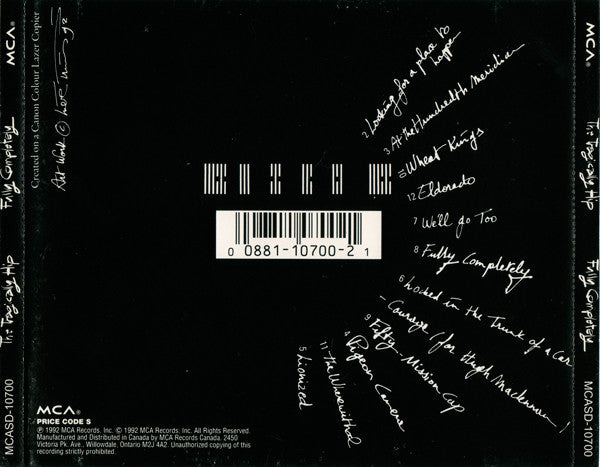 The Tragically Hip : Fully Completely (CD, Album)