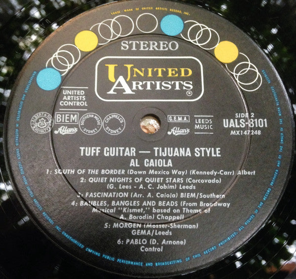 Al Caiola : Tuff Guitar Tijuana Style (LP, Album)