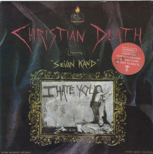 Christian Death : We Fall Like Love / I Hate You (7", Single)