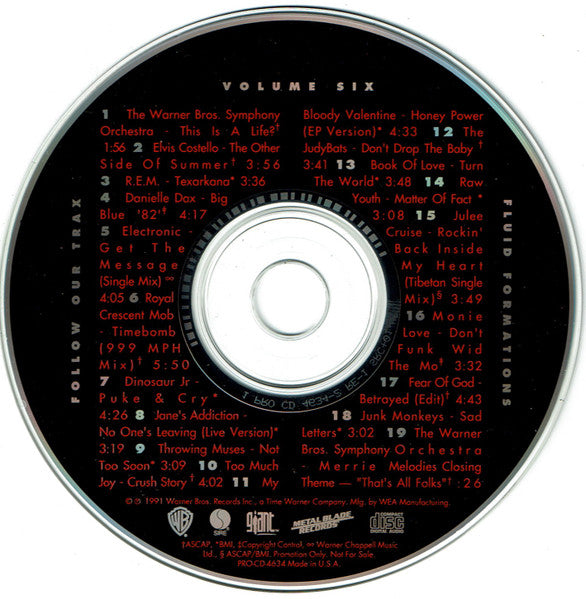 Various : Follow Our Trax Volume Six: Fluid Formations (CD, Comp, Promo)