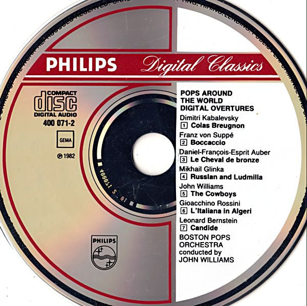 John Williams (4) • Boston Pops* : Pops Around The World (Digital Overtures) (CD, Album, RE)