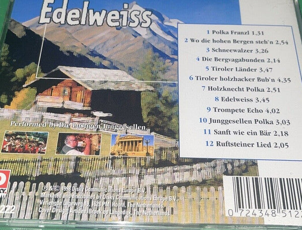 Die Lustigen Junggesellen : Edelweiss (CD, Comp)
