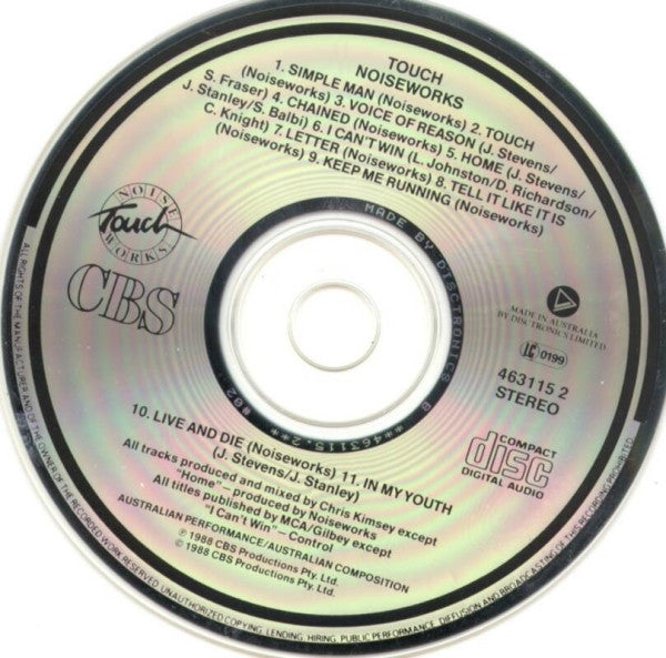Noiseworks : Touch (CD, Album)