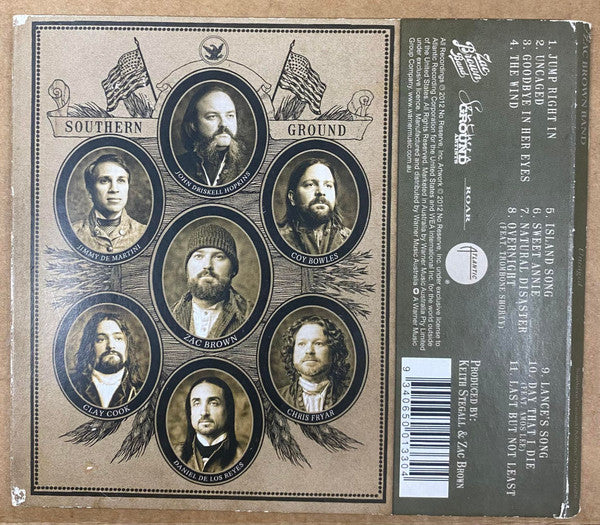 Zac Brown Band : Uncaged (CD, Album)