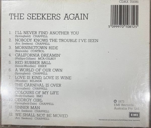 The Seekers : The Seekers Again (CD, Comp, RE)