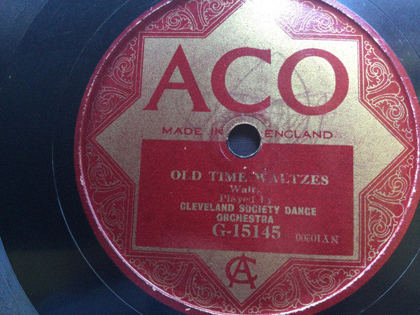 Atlantic Dance Orchestra / Cleveland Society Dance Orchestra : Panorama Bay / Old Time Waltzes (Shellac, 10")