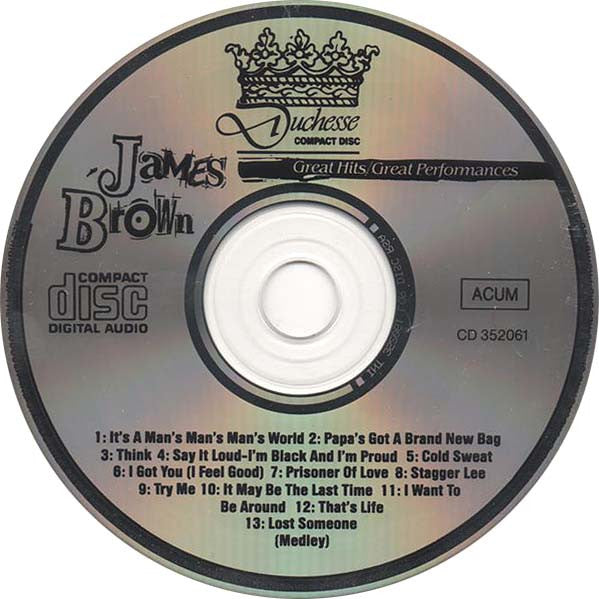 James Brown : Great Hits / Great Performances (CD, Comp)