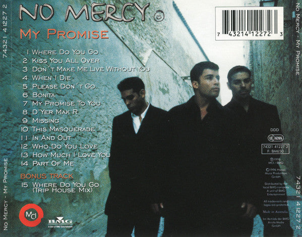 No Mercy : My Promise (CD, Album)