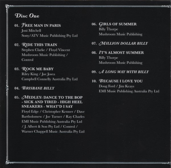 Billy Thorpe : Solo The Last Recordings (2xCD, Album)