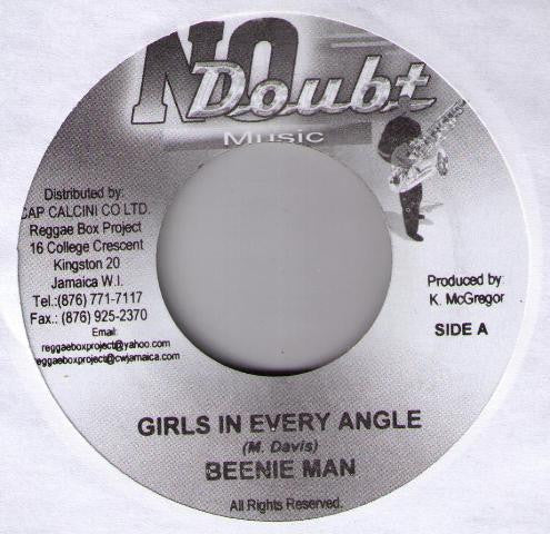 Beenie Man / Zumjay : Girls In Every Angle / Bad Man (7", M/Print)