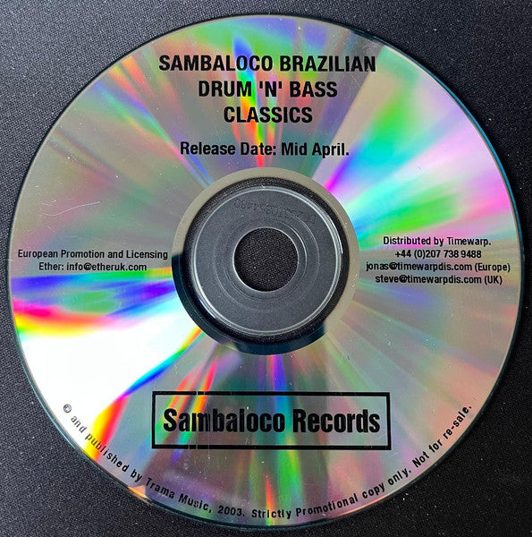 Various : Sambaloco Brazilian Drum'N'Bass Classics (CD, Promo)