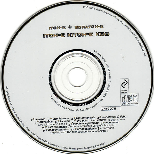 Itch-E + Scratch-E* : Itch-E Kitch-E Koo (CD, Album)