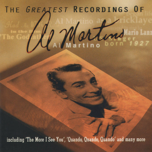 Al Martino : The Greatest Recordings Of Al Martino (CD)